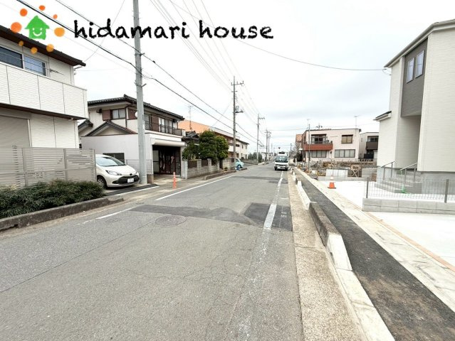 北本市宮内2期　新築戸建　ハートフルⅠの前面道路含む現地写真