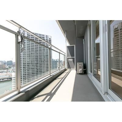 勝どきビュータワーのバルコニー