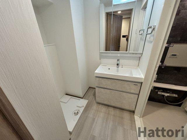 プレジオ梅田の独立洗面台