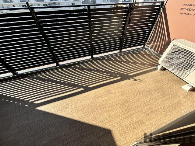 プレジオ梅田のバルコニー