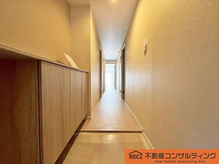 ライオンズマンション住吉川の玄関