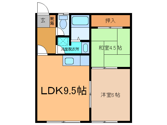 ラフィーネＡの間取り