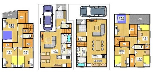 守口市大宮通3丁目A号地　土地の参考プラン