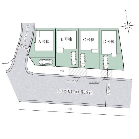 【区画図】 | マイホームは夢ではありません、ミライズホーム株式会社が一緒にサポートさせていただきます！ご要望をヒアリングさせてください。