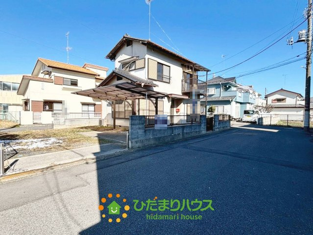 古河市坂間１期　中古一戸建ての前面道路含む現地写真|2026/2/9　撮影