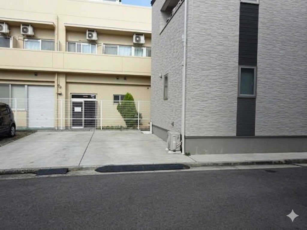 南区宇品東６丁目の前面道路含む現地写真