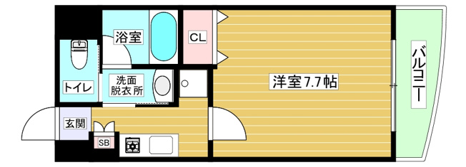 【間取り】 | ル・プルミエ・シャピトゥル福島