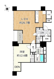 【間取り】 | ローレルタワー ルネ浜松町