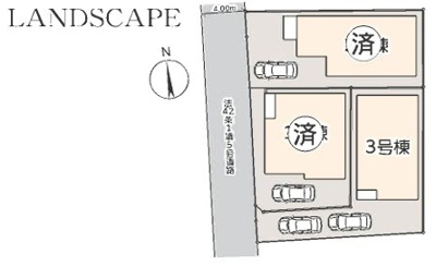 【区画図】 | 海老名市国分南3丁目 新築戸建 全3棟