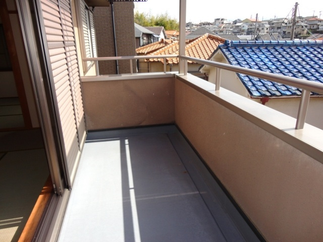 宮山貸家のバルコニー