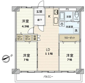 【間取り】 | サンライフ甲子園