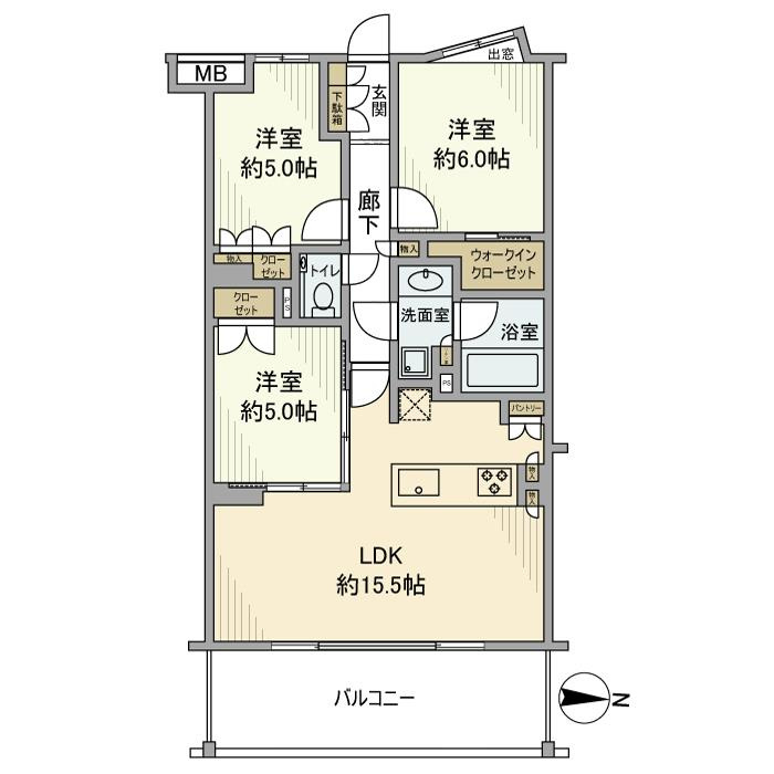 プレシス宮崎台の間取り