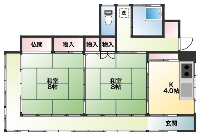 【間取り】 | 石越町東郷貸家