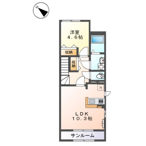 【間取り】 | サザン　テラス