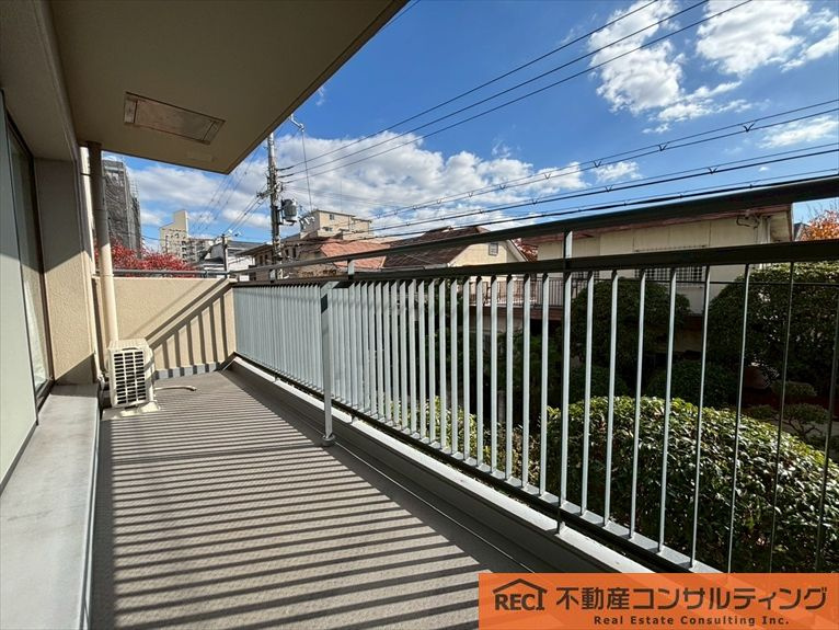 夙川レックスマンションのバルコニー