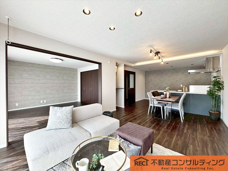 夙川レックスマンションの居間・リビング|阪急夙川駅徒歩5分！