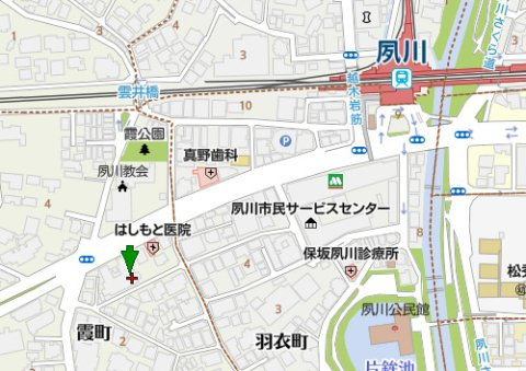 夙川レックスマンションの地図