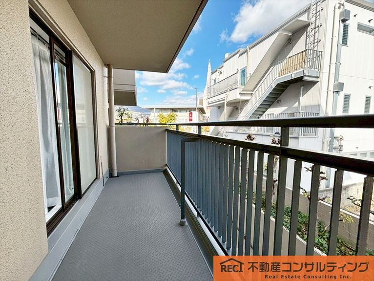 夙川レックスマンションのバルコニー