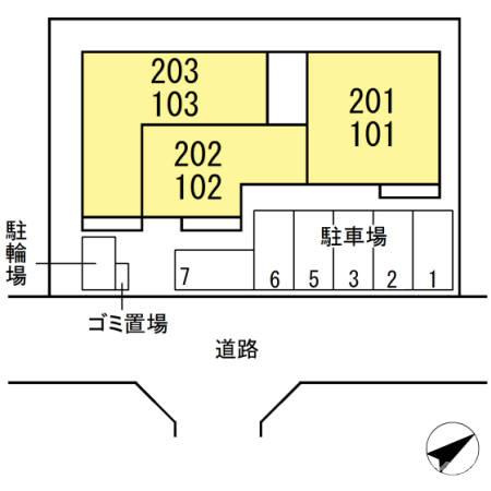 グランデールおおたかの森の区画図