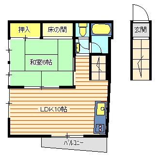 舞美荘の間取り
