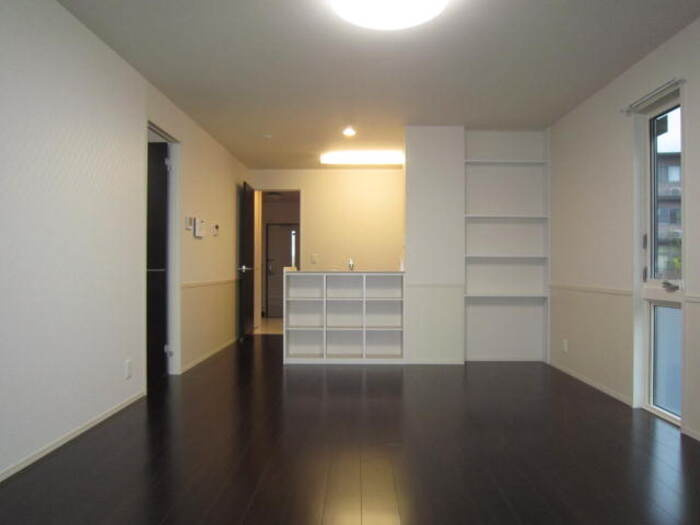 サステイナブルハウスの居間・リビング