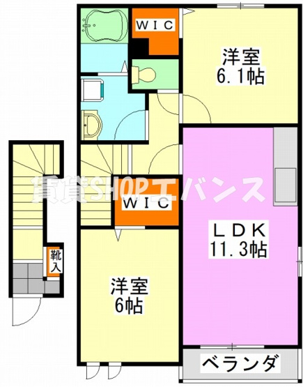 【間取り】 | Sol Subir II
