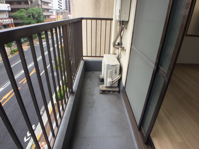 ハイブリッジＡのバルコニー