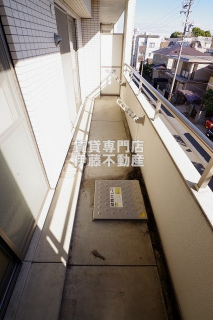 ハピネス天塚のバルコニー