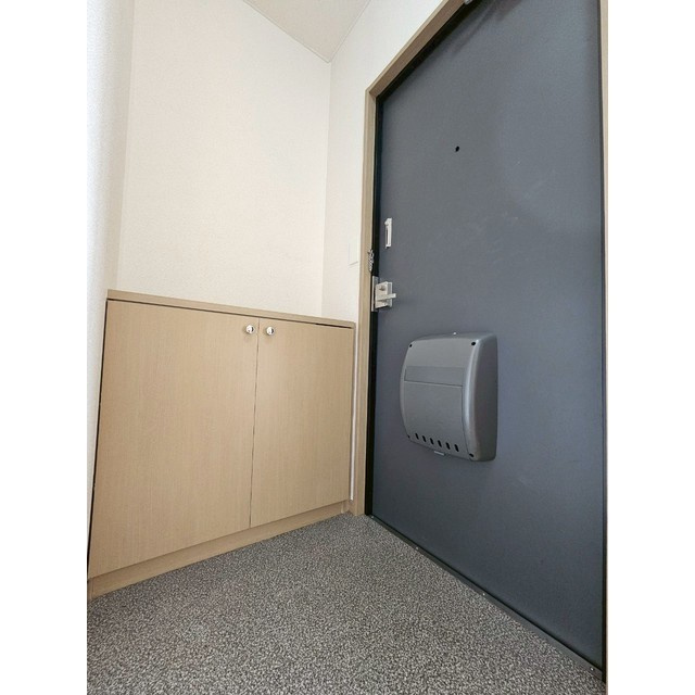 ウェルフェアビレッジA・B棟の玄関|別号数タイプ