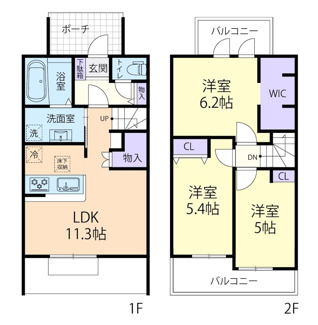 【間取り】 | Blueberry B