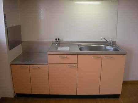 ラ・プリミエール城東 Bのキッチン|きれいなキッチンです