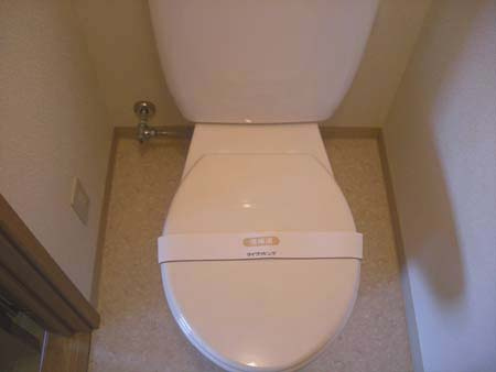 ラ・プリミエール城東 Bのトイレ|ゆったりとした空間のトイレです