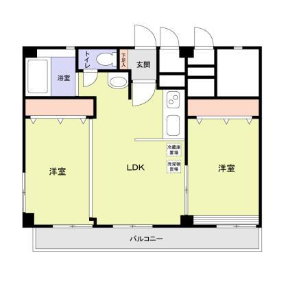 【間取り】 | 広尾ハイツ