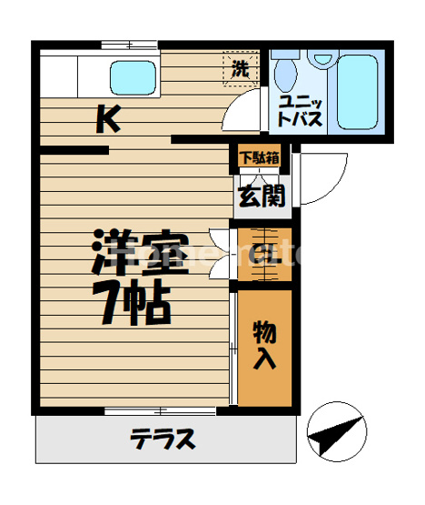 【間取り】 | メゾン平野
