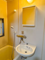 脱衣スペースもあります