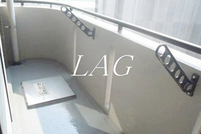 【バルコニー】 | ジェンティール川口 | バルコニーです。