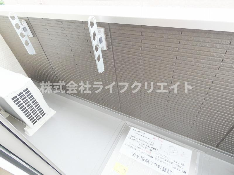 D-ROOM平山のバルコニー