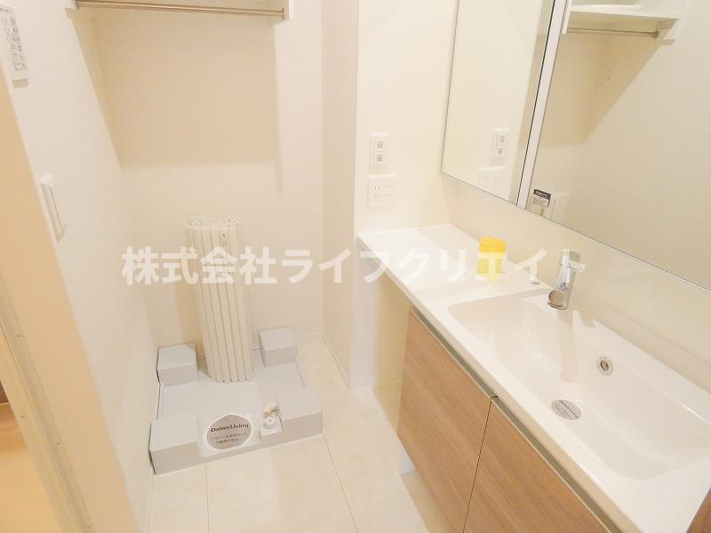 D-ROOM平山の洗面所