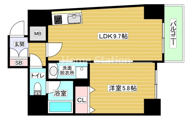 【間取り】 | D-Rest Nakanoshima