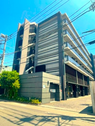 ハーモニーレジデンス武蔵小杉の外観|最寄りの武蔵小杉駅まで徒歩7分