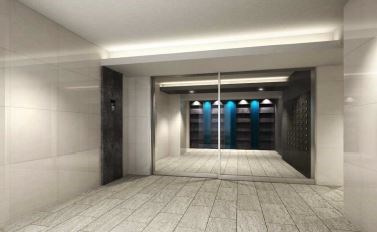 ガーラ・ヴィスタ水天宮前のエントランス