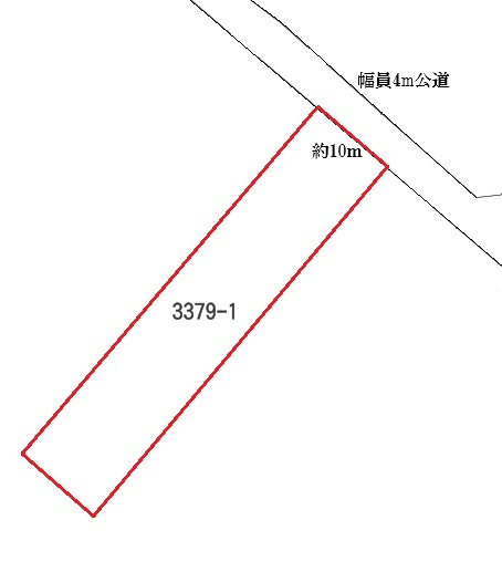 深谷市東方　売地（建築条件無し）の土地図