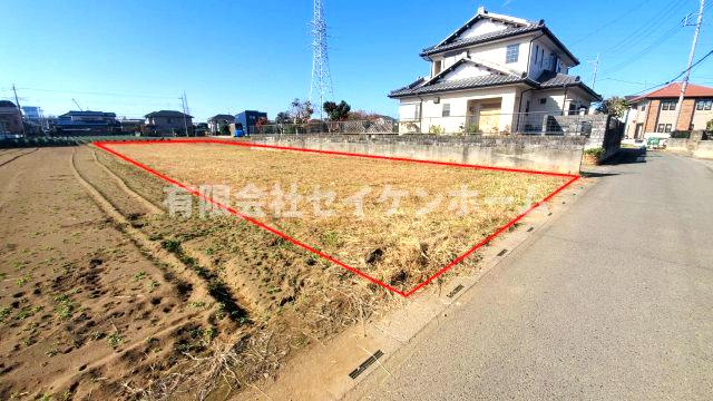 深谷市東方　売地（建築条件無し）の外観