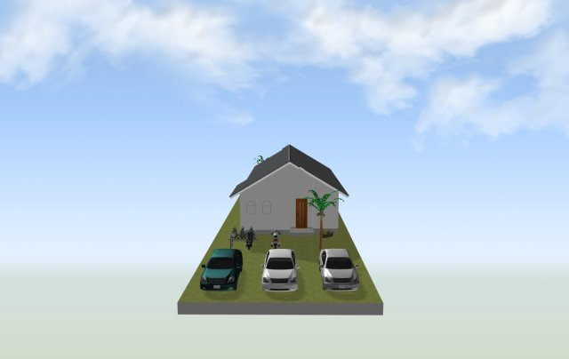 深谷市東方　売地（建築条件無し）の外観パース