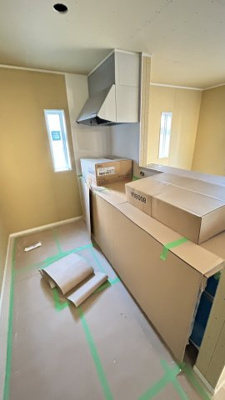 【外観】 | ■専任■高槻市東五百住町三丁目新築2026年2月下旬完成予定 | ■新築戸建（建築中・2026年2月下旬完成予定）※写真は2025年11月22日現在