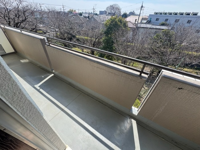 鴨下コーポラスのバルコニー