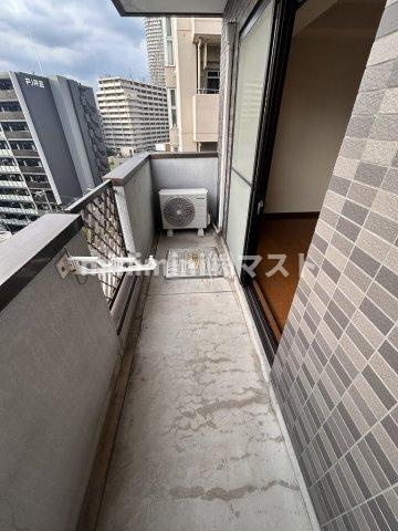クレセール阿波座のバルコニー