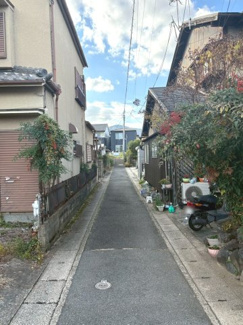 【前面道路含む現地写真】 | 右京区嵯峨野有栖川町　建築条件付