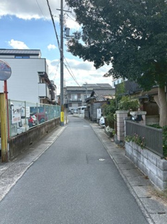 【前面道路含む現地写真】 | 右京区嵯峨野有栖川町　建築条件付