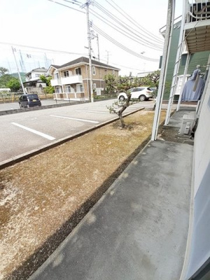 【庭】 | シティハイツ藤原 | お庭が付いています